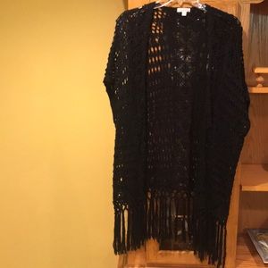 Charming Charlie fringed vest